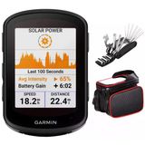 Garmin 010-02694-20 Edge 540 Solar, Compact Gps Bisiklet Bilgisayar, Device Only Sche With Deco Gear 16-İn-1 Multi-Function Bisiklet Mekanik Tamir Alet Kit & Deco Essentials