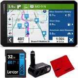 Garmin 010-02729-00 Drivecam 76 7 İnç Gps Navigator With Built-İn Dash Cam Sche With Lexar 32Gb Memory Card, Electronic Multi Function Car Socket Lighter Ve Microfiber Temizlik Kumaş Kumaşı