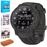 Garmin 010-02730-11 Instinct Crossover Solar Rugged Hybrid Smartwatch W/Solar Şarj, Graphite Sche With Tech Smart Usa Fitness & Wellness Suite And Workout Soğutma Spor Havlusu