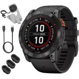 Garmin 010-02778-02 Fenix 7X Pro Solar, Wi-Fi, Slate Gray Şarj Dock, 3X Silikon Toz Kapak Ve Usb Type C Şarj Ve Sen Kablo 7X Pro Solar, Wi-Fi, Slate Gray 3X Usb Type C Şarj Ve Sen Kablo