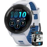 Garmin 010-02810-01 Forerunner 265 Gps Smartwatch Whitestone/Tidal Blue | Resmi Abd Ortak Modeli | Sche With 2 Yr Cps Advancedd Protection Pack
