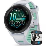 Garmin 010-02810-04 Forerunner 265S Gps Smartwatch Whitestone/Neo Tropic | Resmi Abd Ortak Modeli | Sche With 2 Yr Cps Advancedd Protection Pack