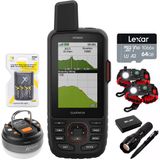 Garmin 010-02812-00 Gpsmap 67İ, 64Gb Kart İle Reach Uydu Teknolojisi İle Gps, 2X Taktik Ayakkabı, Flashlight & Pen Set, Dome Flashlight & 4X Aa Battery W/Chargerlight & 4X Aa Battery W /Charger
