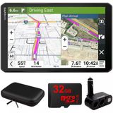 Garmin 010-02925-00 Dezl Otr820 8" Gps Truck Navigator, Pri Truck Routing, Uydu Imagery | Resmi Abd Ortak Modeli | Sche With Hard Eva Case, 32Gb Microsd Card, Deco Gear Dual Car Use