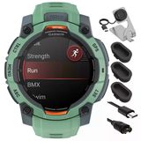 Garmin 010-02936-01 Instinct 3-45 Mm Açık Gps Smartwatch Amoled Neo Tropic With Neo Tropic Band Sche With Şarj Dock, Silikon Dust Cover 3 Pack And