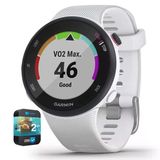 Garmin 010-N2156-00 Forerunner 45S Gps Kalp Puanı Smartwatch White Sche With 2 Yr Cps Geliştirilmiş Koruma Paketi