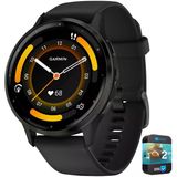 Garmin 010-N2784-01 Venu 3 Sağlık Ve Fitness Gps Smartwatch Slate Bezel/Black Band (45Mm) Refurbished Sche İle 2 Yr Cps Geliştirilmiş Koruma Paketi