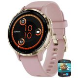 Garmin 010-N2785-03 Venu 3S Fitness Gps Smartwatch Gold Bezel İle Rose Case 41Mm Sche İle 2 Yr Cps Geliştirilmiş Koruma Paketi