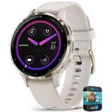 Garmin 010-N2785-04 Venu 3S Fitness Gps Smartwatch Gold Bezel With Ivory Case 41Mm (Renewed) Sche With 2 Yr Cps Geliştirilmiş Koruma Paketi
