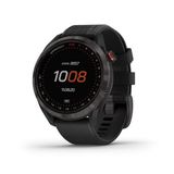 Garmin Approach S42, GPS Golf Akıllı Saati, 1,2" Dokunmatik Ekranlı Hafif, 42k+ Önceden Yüklenmiş Sahalar, Tunç Seramik Çerçeve ve Siyah Silikon Bant, 0...