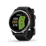 Garmin Approach® S44, Essential Golf Gps Smartwatch, Amoled Ekran, On-, Özellikler, Gümüş Alüminyum Siyah Band İle Bezel