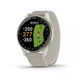 Garmin Approach® S50, Advanced Golf Gps Smartwatch, Amoled Ekran, On-, Özellikler, Bile-Based Heart Rate, Cream Gold Alüminyum Bezel With Ivory Comfortfit