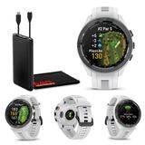 Garmin Approach S70 42mm Fitness Takipçisi Saati, Erkekler için GPS Golf Akıllı Saat, 1,2" Dokunmatik Ekran AMOLED Ekran ve 42000 Önceden Yüklenmiş Kurs -Beyaz- Garmi...