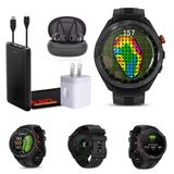 Garmin Approach S70 47MM Siyah-Golf GPS Fitness Takip Cihazı Erkekler için Akıllı Saat, Hafif Dokunmatik Ekran AMOLED Ekran ve Önceden Yüklenmiş Kurslar Paketi ...