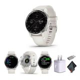 Garmin D2 Air X10 Aviator GPS Akıllı Saat, Çağrı, Mesaj, Sağlık, Wellness ve Havacılık Hava Durumu Özellikleri (Fildişi) + USB Duvar Şarj Cihazı + Mikrofiber Temiz...