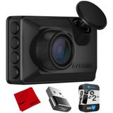 Garmin Dash Cam X110 Compact 1080P Hd, 140 Derecelik View Sche İle 2 Yr Cps Geliştirilmiş Koruma Paketi, Deco Gear Microfiber Temizlik Kumaşı Ve Montaj Türü C Adapt