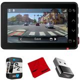 Garmin Dash Cam X210 1440P Hd, 140 Derece Fov, Voice Control, Gps 010-02859-00 Sche With 2 Yr Cps Geliştirilmiş Koruma Paketi, Deco Essential Converter Ve Microfiber Temizlik Kumaşı