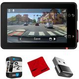 Garmin Dash Cam X310 4K Uhd Touch Ekran, 140 Derece Fov, Clarity Polarizer 010-02860-00 Sche With 2 Yr Cps Geliştirilmiş Koruma Paketi, Deco Essential Converter Ve Microfiber Temizlik Kumaşı