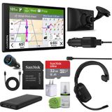 Garmin Dezl OTR620 Gps Kamyon Navigatörü 6" Dokunmatik Ekran Ekranı, Yarı Kamyon Sürücüleri Için Ticari Gps Navigasyonu, 32GB Sd Hafıza Kartlı Paket + Dēz...