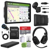 Garmin Dezl OTR820 Gps Kamyon Navigatörü 8" Dokunmatik Ekran, Yarı Kamyon Sürücüleri Için Ticari Gps Navigasyonu, 32GB Sd Hafıza Kartlı Paket + Dēz...