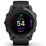 Garmin Epix Pro X Gen 2 Standart-Slate Gri Siyah Kayış