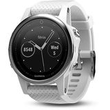 Garmin Fhinonix 5S, Premium Ve Rugged Smaller-Sized Multisport Gps Smartwatch, White, 42Mm (010-01685-00)