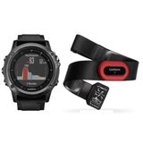 Garmin Fēnix 3 Hr Saphir Gps Çoklu Spor Saati - Bilekten Kalp Atış Hızı Ölçümü, Kalp Atış Hızı Göğüs Kemeri Dahil Çok Sayıda Spor Ve Navigasyon İşlevi