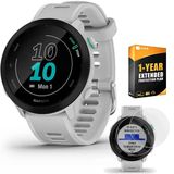 Garmin Forerunner 55 Gps Koşu İzle (Beyaz) | Resmi Abd Ortak Modeli | Sche With 2Pack Ekran Koruyucu Sche