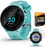 Garmin Forerunner 55 Gps Run Watch (Aqua) | Resmi Abd Ortak Modeli | Sche With 2Pack Ekran Koruyucu Sche