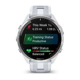 Garmin Forerunner 965 Titanyum Beyaz Gri Akıllı Saat
