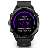 Garmin Forerunner 970 Karbon Gri Dlc Titanyum Siyah Gri Akıllı Saat
