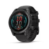 Garmin Fppnix® E - 47 Mm, Amoled, Premium Multisport Gps Smartwatch, Long-Lasting Battery Life, Slate Gray Steel With Black Band