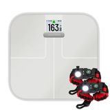 Garmin Index S2 Smart Scale With Wireless Connectivity Sche With Deco Essentials 2Pack Taktik Acil Paracord Wear W/Sos Led Led Kostüm