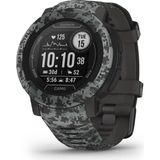Garmin Instinct 2 Graphite Camo Gps Akıllı Saat Dayanıklı, Suya ve Şoka Karşı Korunaklı - Gri