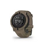 Garmin Instinct 2 Solar, Taktik-Edition, Güneş Şarjleri İle Hava İzlemesi, Tüm Elements İçin İnşa Edilmiş, Multi-Gnss Desteği, Tracback Routing Ve More, Coyote Tan