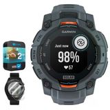Garmin Instinct 3 45 Mm Açık Gps Smartwatch Solar Twilight Band 010-02934-01 Sche With 2 Yr Cps Geliştirilmiş Koruma Paketi & Deco Essentials 2X Ekran Koruyucu