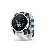 Garmin Instinct® 3 – 45 Mm, Solar, Rugged Açık Gps Smartwatch, Built-İn Flashlight, Supernova Collection Limited Edition Color, Whitestone With Whitestone/Bolt Blue Silikon Band Band
