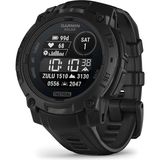 Garmin Instinct 3 45 mm Solar Tactical Edition Siyah Silikon Kayışlı Akıllı Saat - Standart