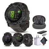 Garmin Instinct 3 45Mm Amoled Ekran Açık Gps Smartwatch, Metal-Reinforced Bezel, Built-İn Flashlight, 18 Days Battery Life, Black (010-02936-00) Wi