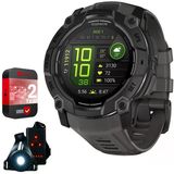 Garmin Instinct 3-50 Mm Açık Gps Smartwatch, Amoled, Black Band 010-03020 Sche With 2 Yr Cps Geliştirilmiş Koruma Paketi & Deco Essentials Wearable Safety Light