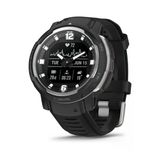 Garmin Instinct Crossover, Rugged Hybrid Smartwatch, Analog Hands And Digital Display, Blackwatch
