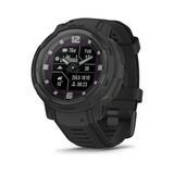 Garmin Instinct Crossover Solar - Taktik Edition, Hybrid Smartwatch With Solar Şarj, Taktikli Özellikler, Analog Eller Ve Dijital Ekran, Siyah Ekran,