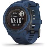 Garmin Instinct Solar, Solar-Powered Rugged Outdoor Smartwatch, Built-İn Sports Apps And Health Watch, Dark Blue