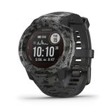 Garmin Instinct Solar, Solar-Powered Rugged Outdoor Smartwatch, Built-İn Sports Apps And Health Watch, Graphite Camo