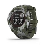 Garmin Instinct Solar, Solar-Powered Rugged Outdoor Smartwatch, Built-İn Sports Apps And Health Watch, Lichen Camo