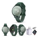 Garmin Lily 2 Active Small Ve Şık Smartwatch Up To 9 Days Battery Life Built-İn Gps Gizli Ekran Desenli Lens Jasper Green 010-02891-02 Health And Fitness Smart Watch For Women