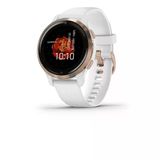 Garmin Venu 2S, Smaller-Sized Gps Smartwatch With Advanced Health Watch And Fitness Özellikler, Rose Gold Bezel With White Case And Silikon Band, (010-02429-03)