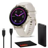 Garmin Venu 3S Advanced Fitness And Health Tracker Smartwatch Soft Gold Paslanmaz Steel Bezel With Ivory Case And 41Mm Silikon Band 1.2 Perfect Amoled Touch Ekran Ekran Görüntüsü, Grafikte