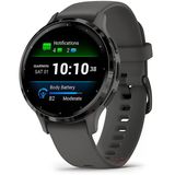 Garmin Venu 3S Health Fitness Gps Smartwatch Slate Bezel/Black Band (41Mm) -