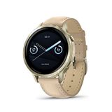 Garmin Venu 4 41 mm Deri Lunar Gold Akıllı Saat